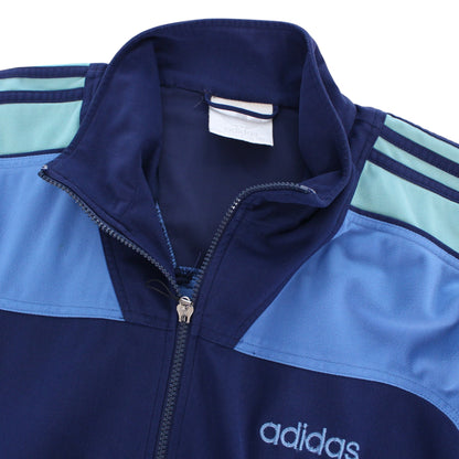 90s Adidas Blue Track Jacket (XL)