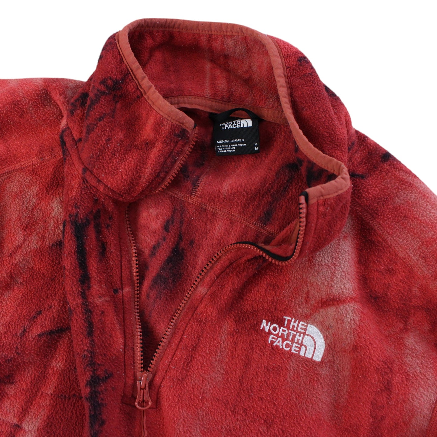 The North Face Red 1/4 Zip Fleece (S)