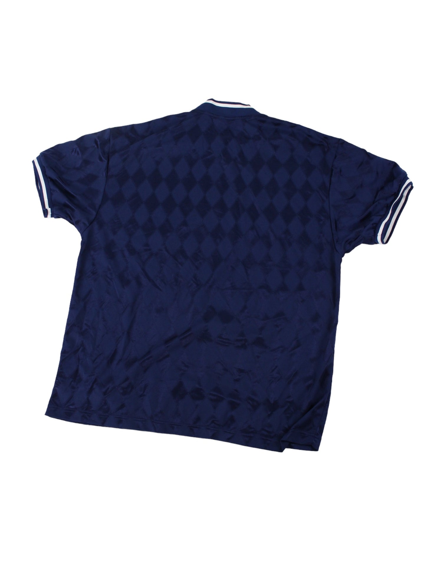 90s Adidas Navy Polyester T-Shirt (XL)