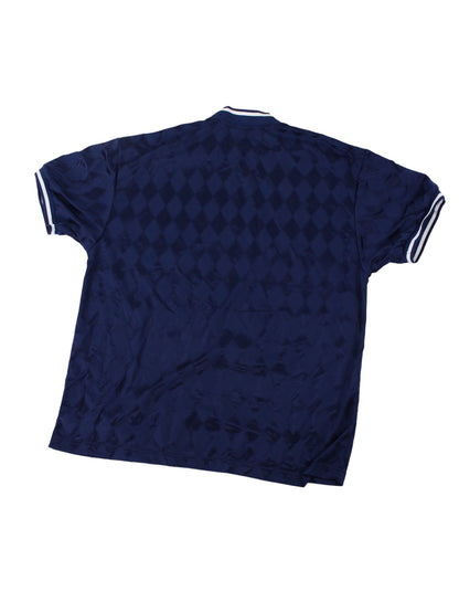 90s Adidas Navy Polyester T-Shirt (XL)