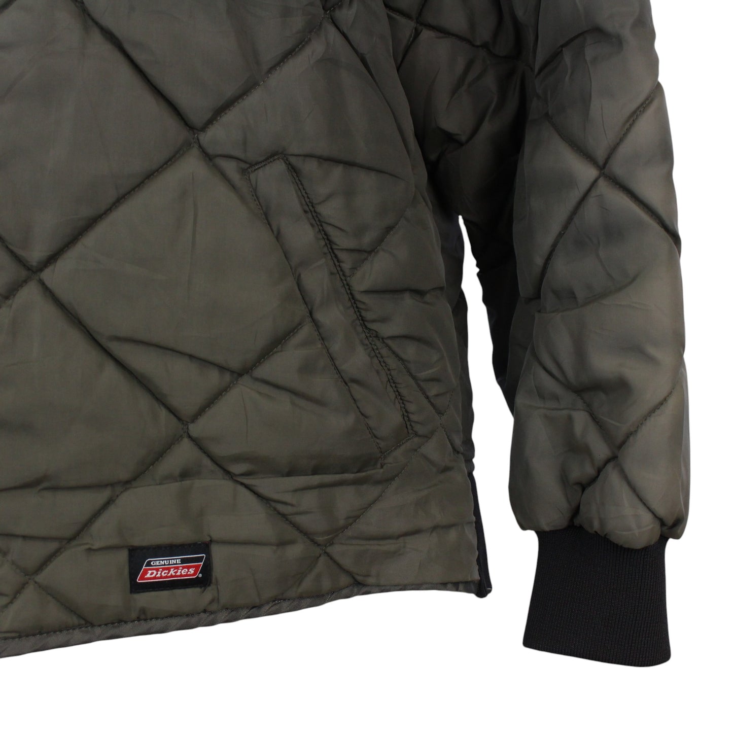 00s Dickies Green Quilted Jacket (L)