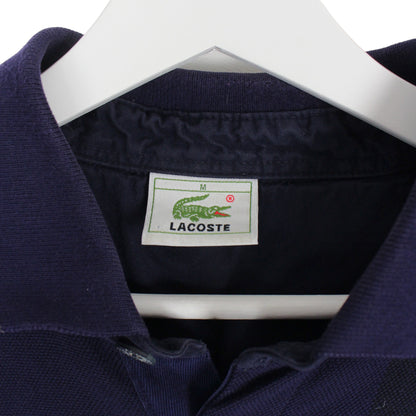 00s Lacoste Navy Heavyweight Rugby Shirt (M)