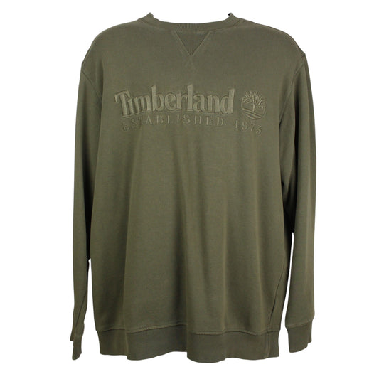 Timberland Green Embroidered Sweatshirt (XL)