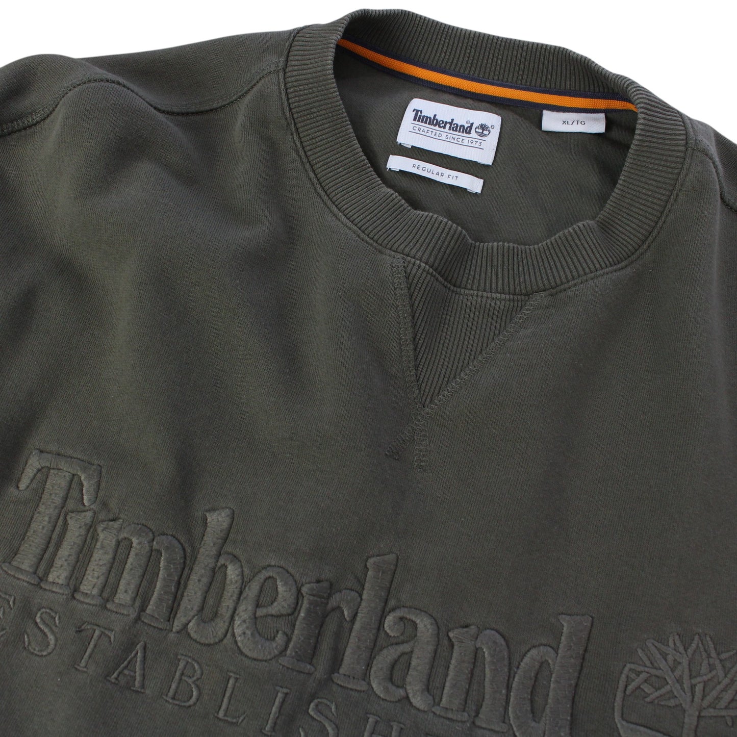 Timberland Green Embroidered Sweatshirt (XL)