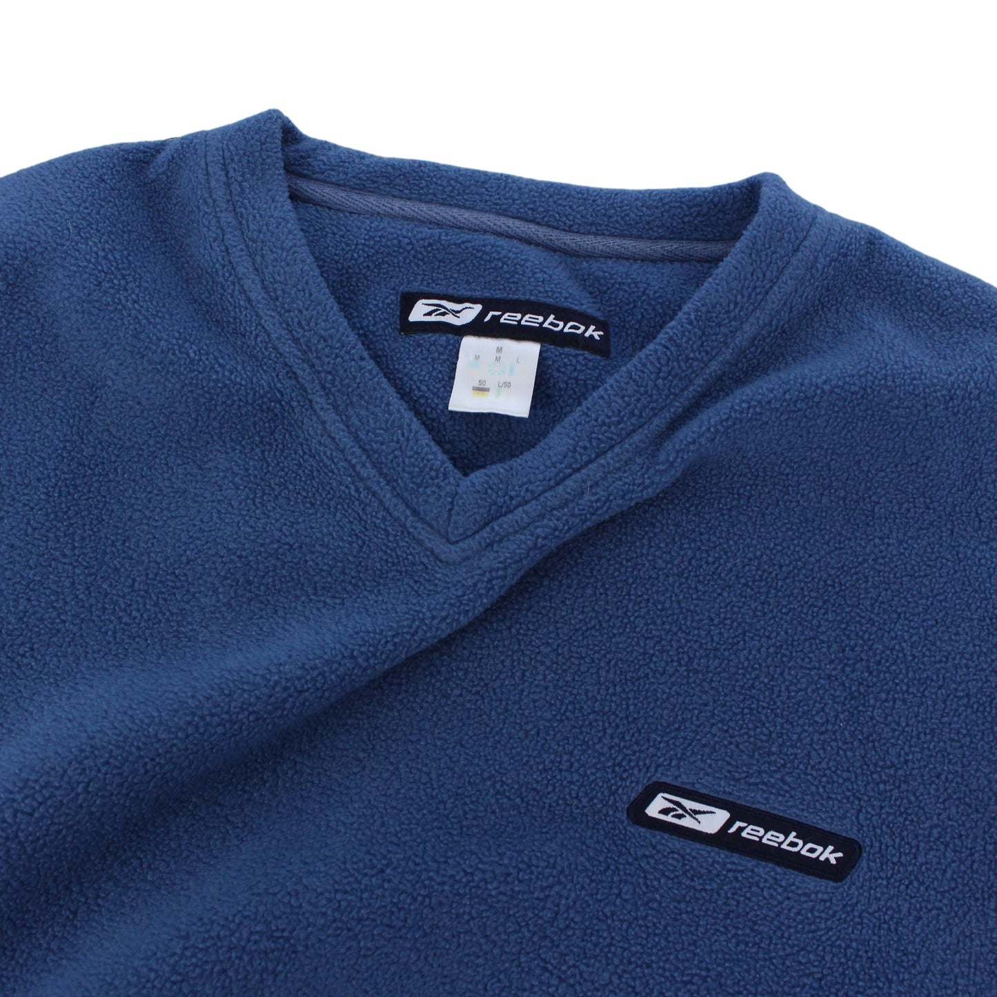 90 Reebok Blue Fleece Sweatshirt (L)