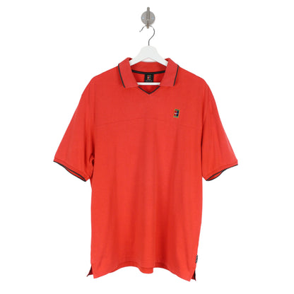 00s Nike court Red Polo Top (M)