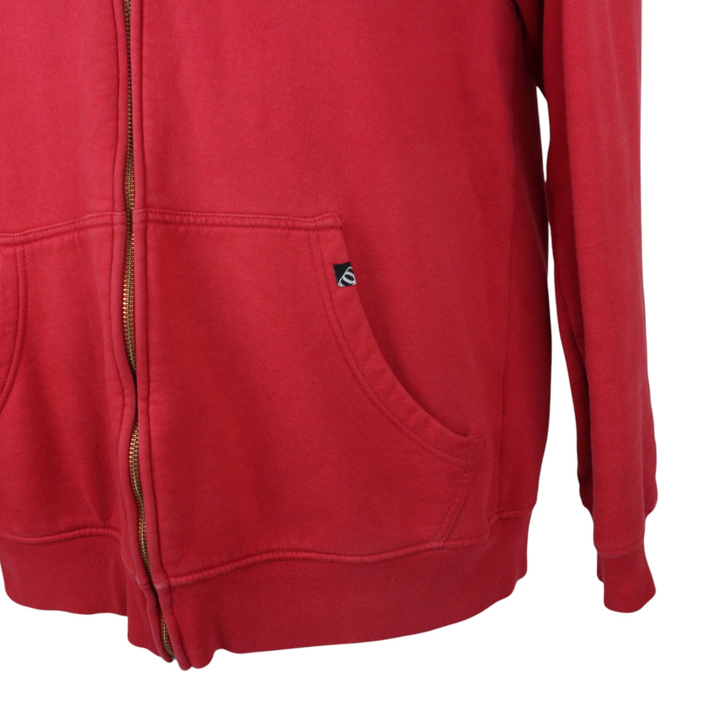 00s Animal Red Embroidered Full Zip Hoodie (M)