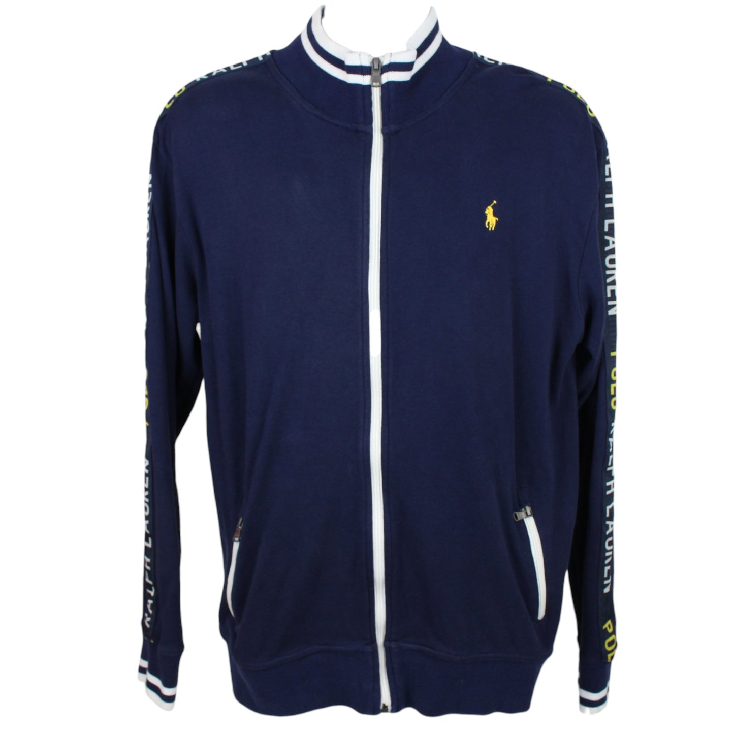 Polo Ralph Lauren Navy Tape Logo Track Jacket (L)