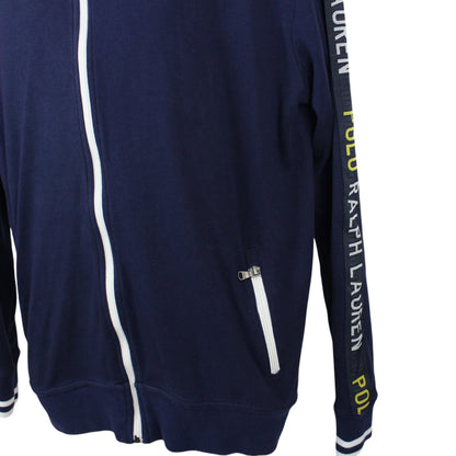 Polo Ralph Lauren Navy Tape Logo Track Jacket (L)