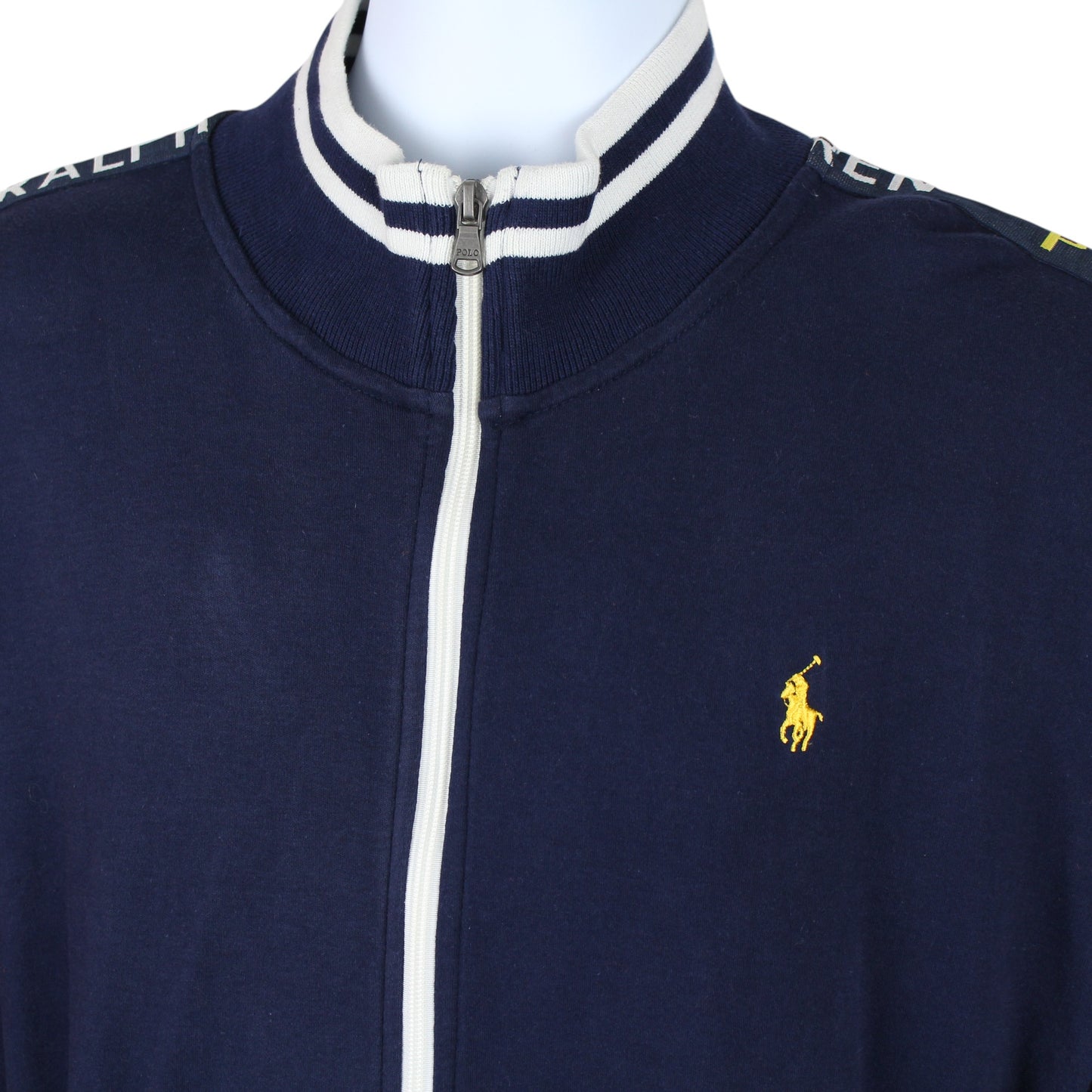 Polo Ralph Lauren Navy Tape Logo Track Jacket (L)