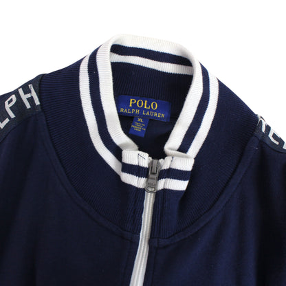 Polo Ralph Lauren Navy Tape Logo Track Jacket (L)