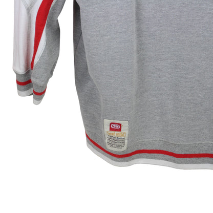 00s Ecko Unltd. Grey Embroidered Full Zip Hoodie (XXL)