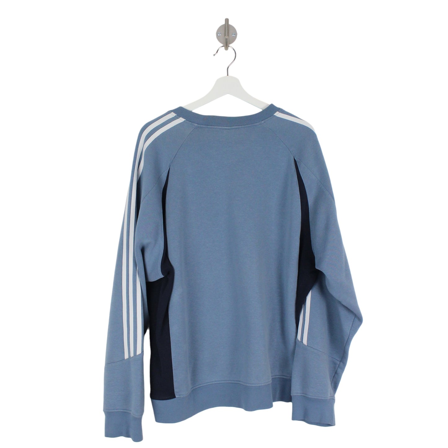 00s Adidas Blue Embroidered Sweatshirt (XL)