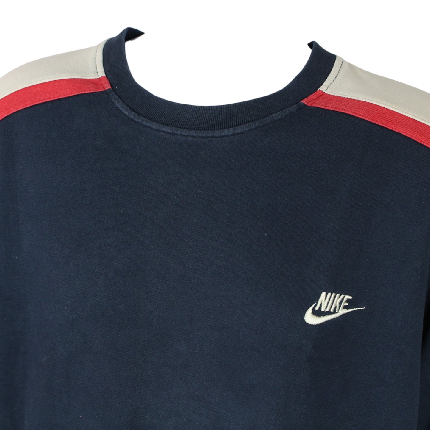 00s Nike Navy Embroidered Sweatshirt (L)