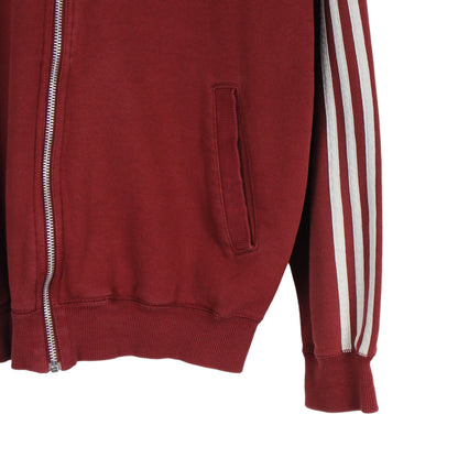 Adidas Red Cotton Track Jacket (S)