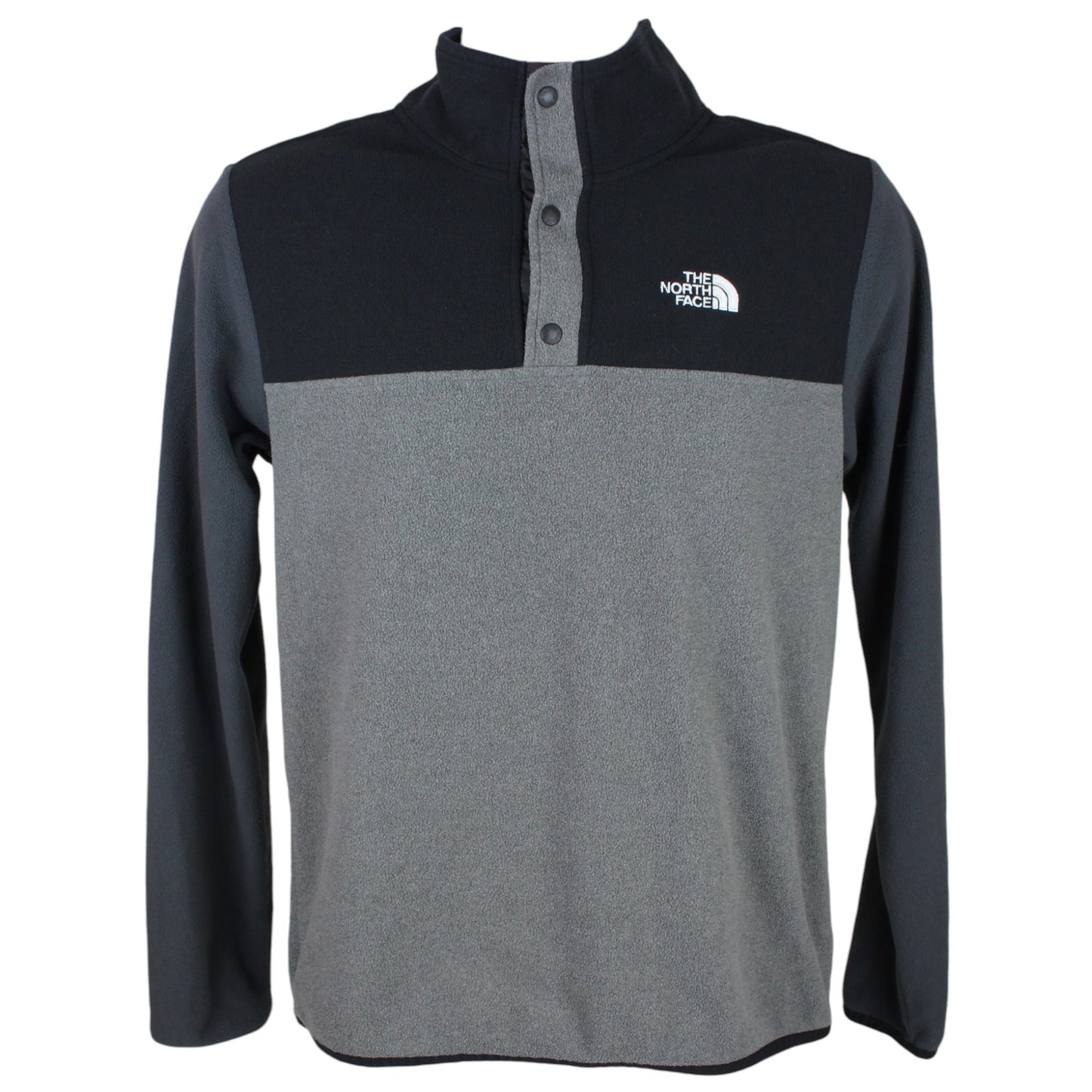 The North Face Grey T Snap Fleece (S)