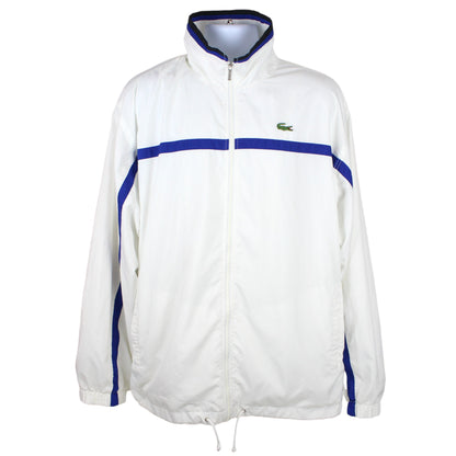 00s Lacoste Sport White Track Jacket (XXL)