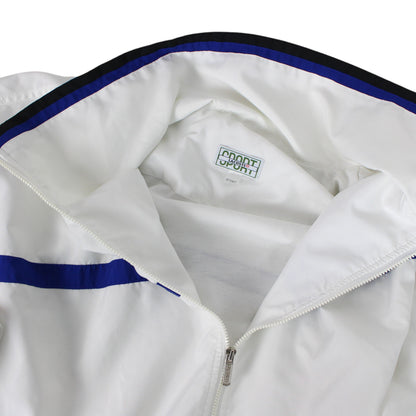 00s Lacoste Sport White Track Jacket (XXL)