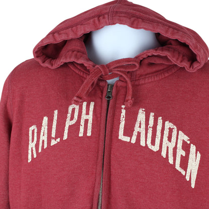 Ralph Lauren Red Full Zip Hoodie (M)