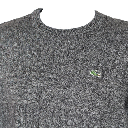 Lacoste Grey Knit Jumper (XS)