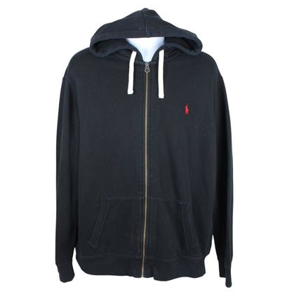 Polo Ralph Lauren Black Heavy Full Zip Hoodie (XXL)