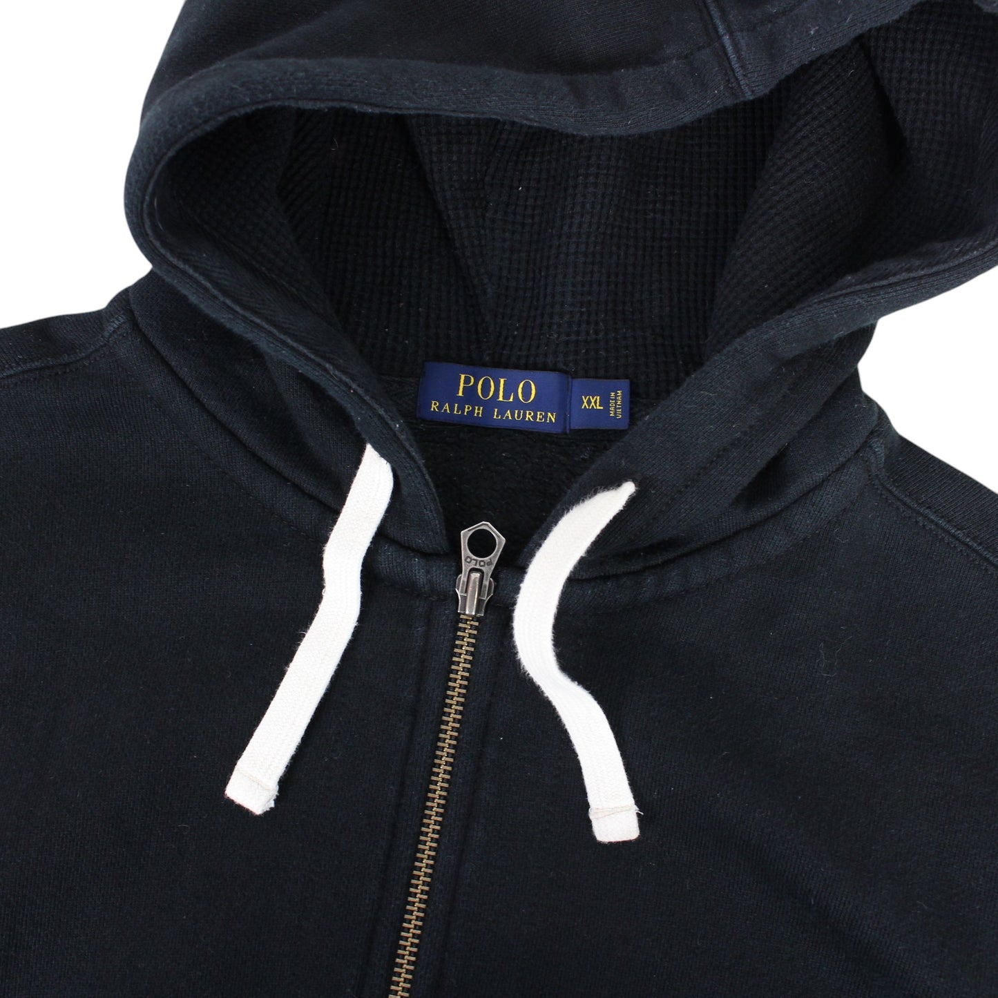 Polo Ralph Lauren Black Heavy Full Zip Hoodie (XXL)