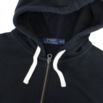 Polo Ralph Lauren Black Heavy Full Zip Hoodie (XXL)