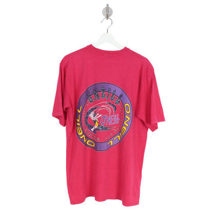 90s O'Neill Pink T-Shirt (M)