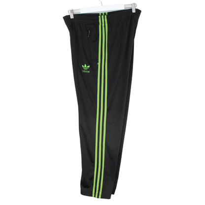 00s Adidas Black Tracksuit Bottoms (M)