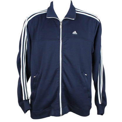 90s Adidas Navy Track Jacket (M)