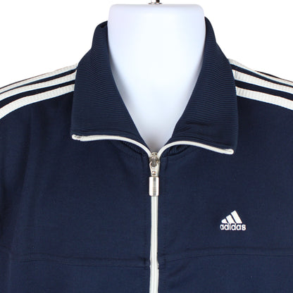 90s Adidas Navy Track Jacket (M)