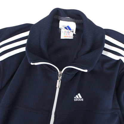 90s Adidas Navy Track Jacket (M)