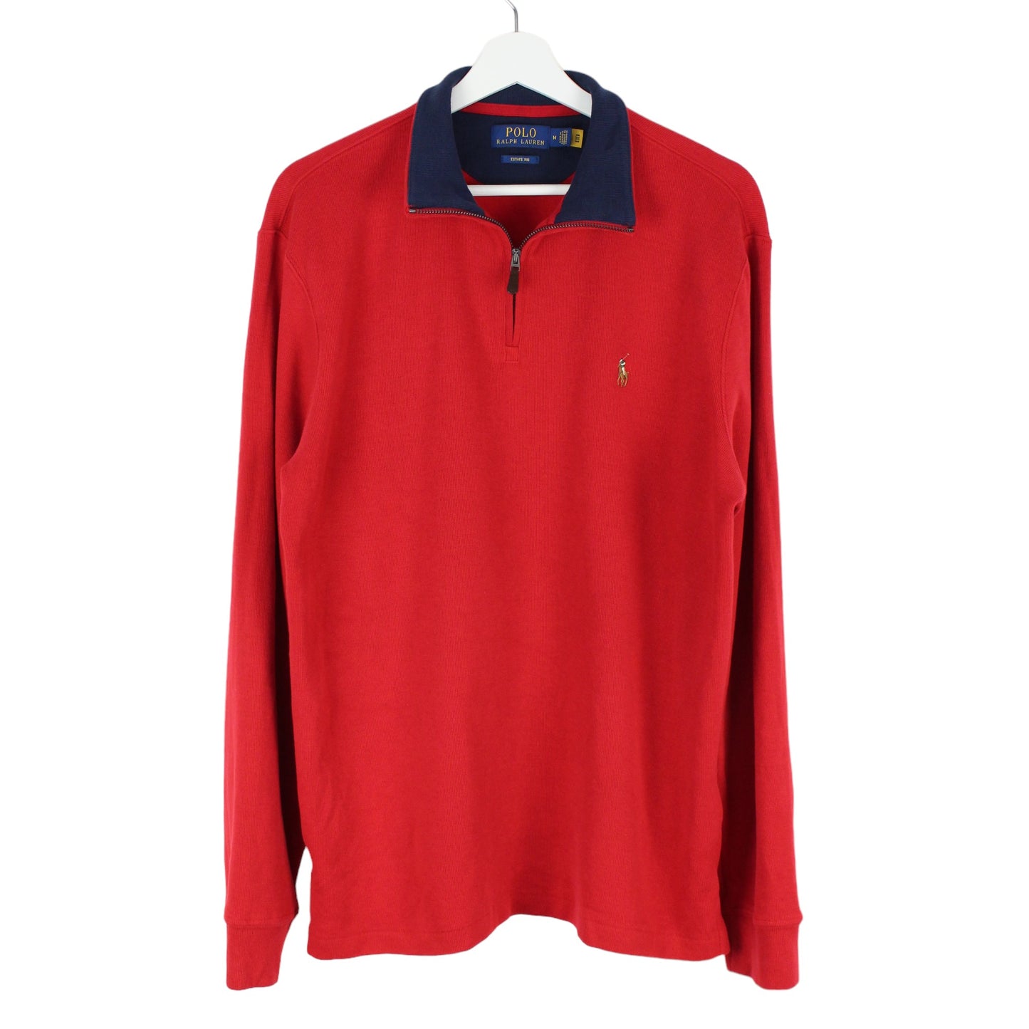 Polo Ralph Lauren Red 1/4 Sweatshirt (M)