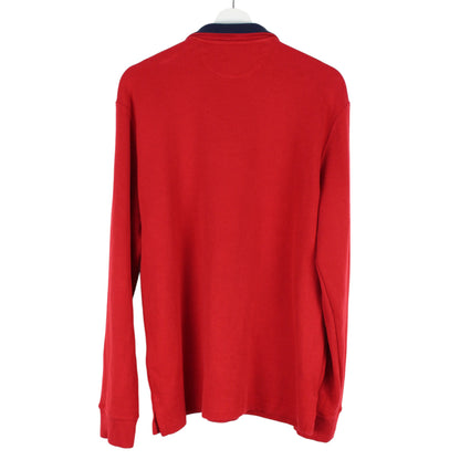 Polo Ralph Lauren Red 1/4 Sweatshirt (M)