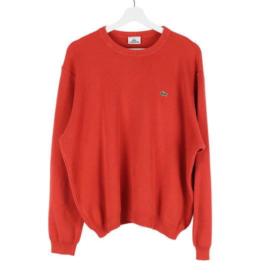 Lacoste Peach Knitted Ribbed Jumper (XS)