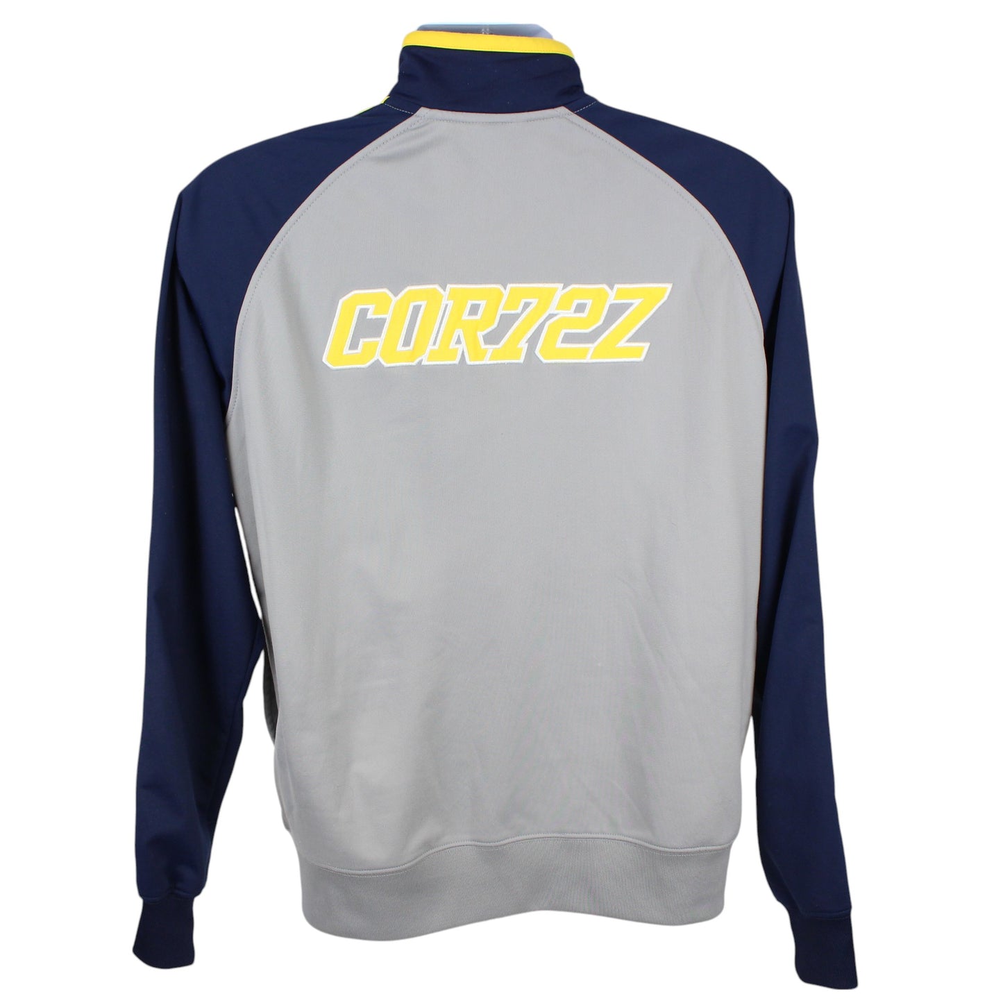 00s Nike Cortez Grey/Yellow Track Jacket (S)