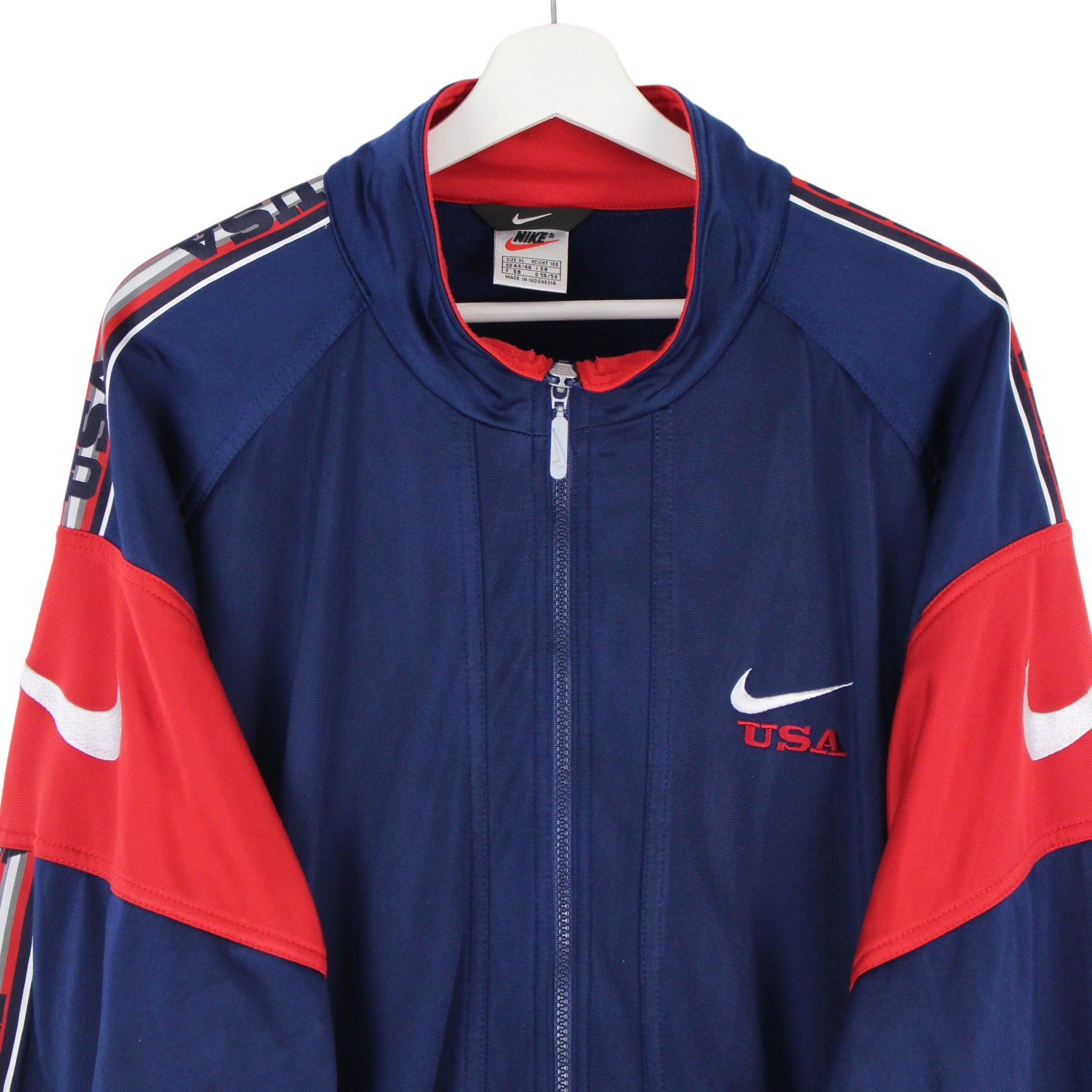 Vintage Nike Track Jacket Made In USA sz Large hotsell