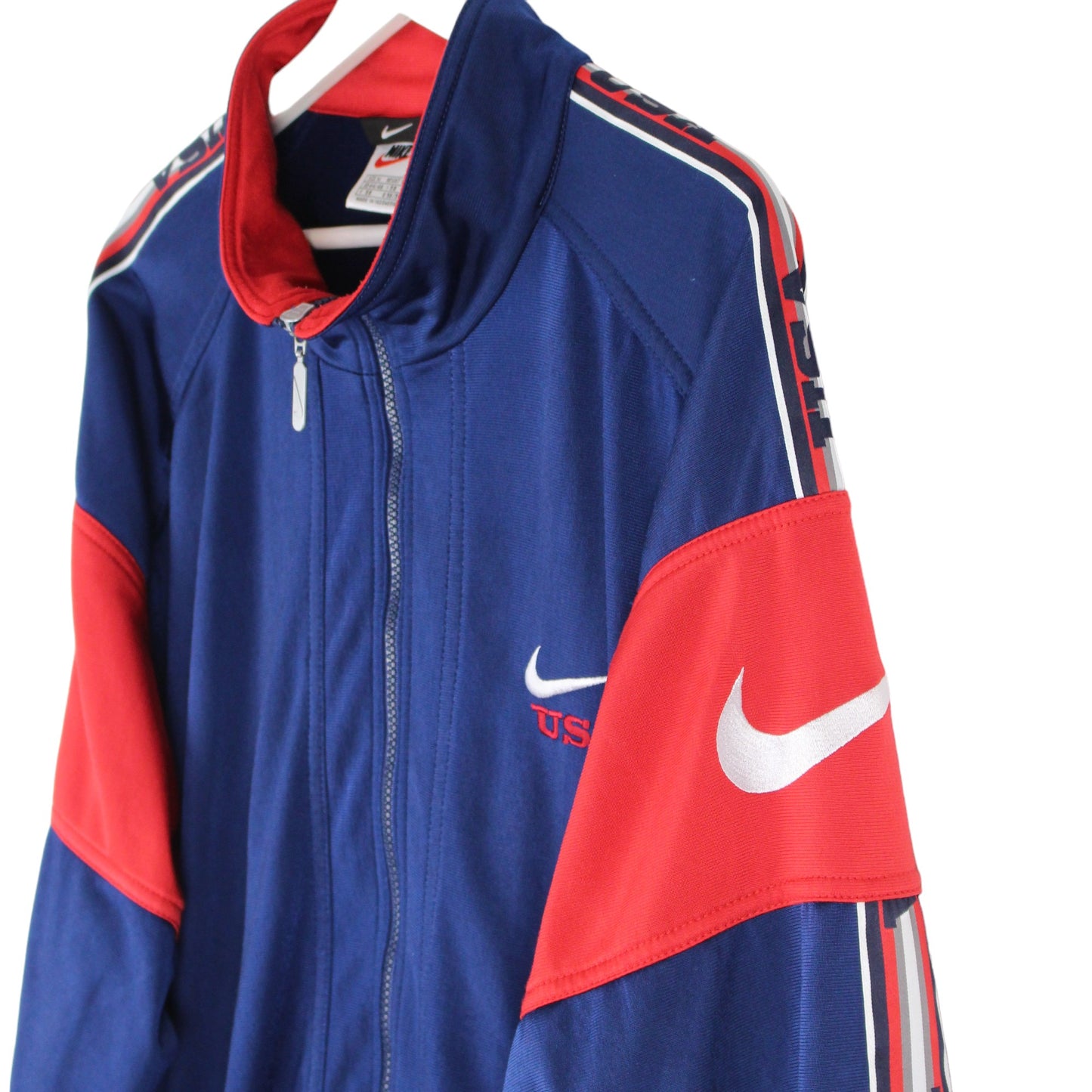 90s Nike Navy Track Jacket (XL)