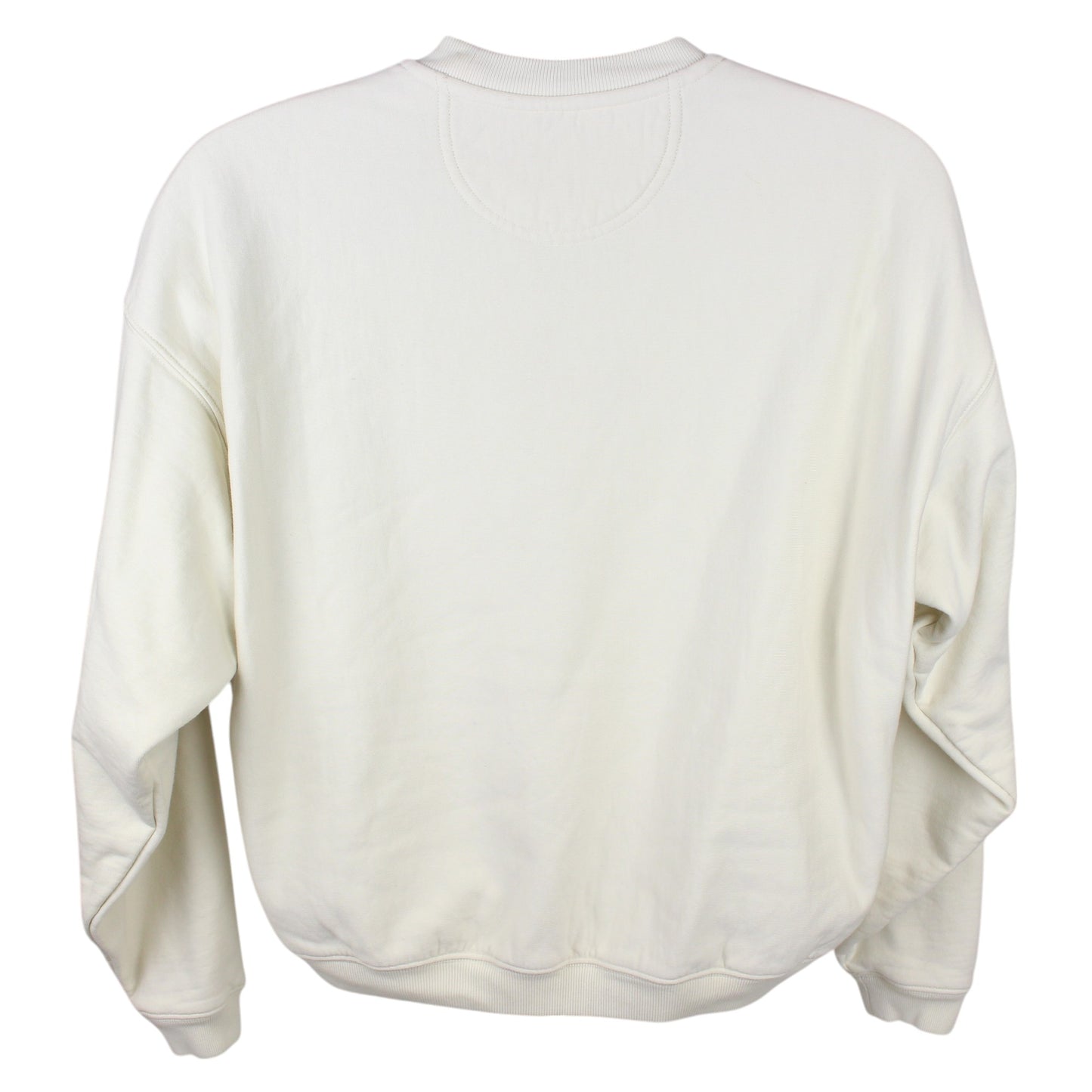 Stussy Cream Embroidered Oversized Sweatshirt (XS)