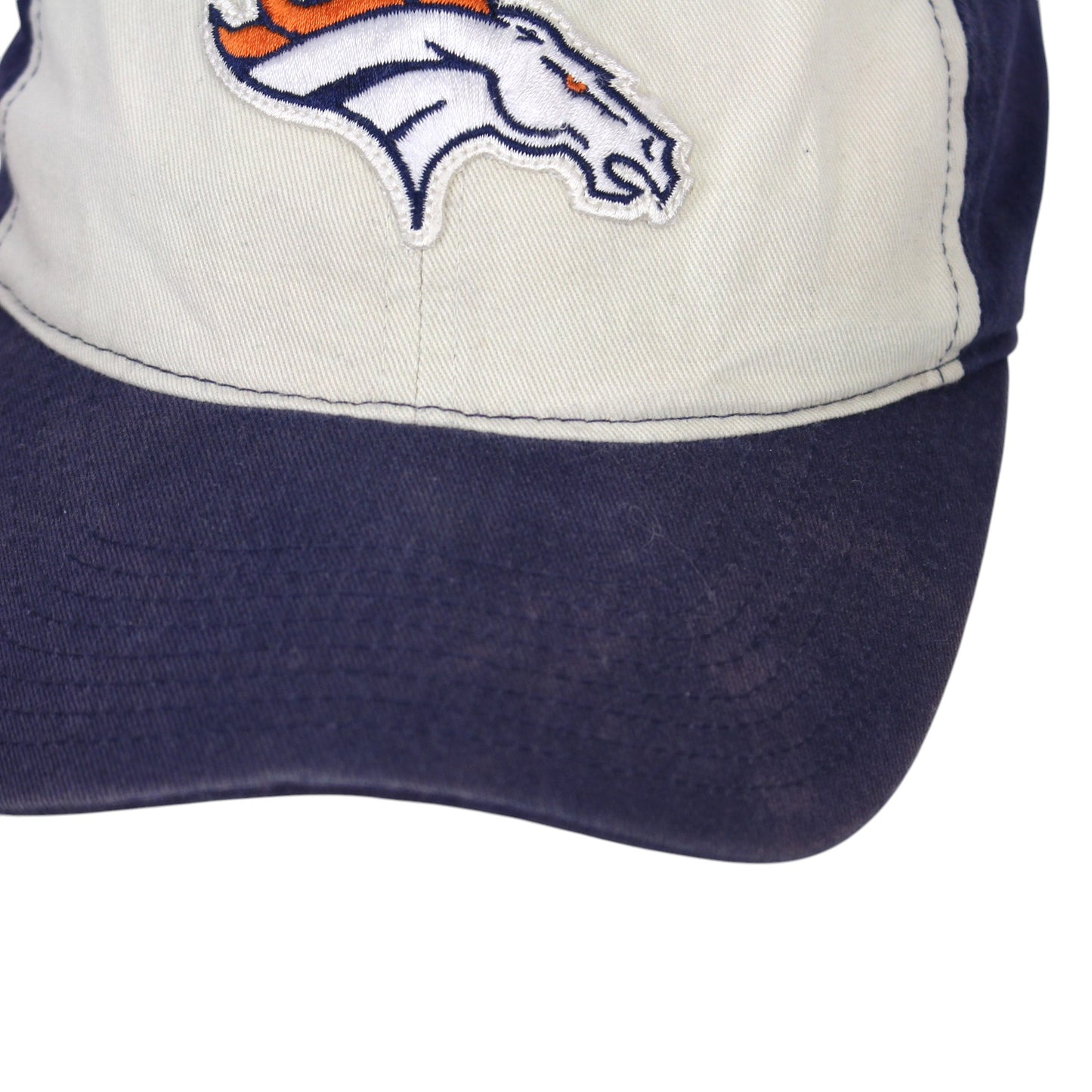 00s Denver Broncos Reebok NFL Navy/Cream Cap