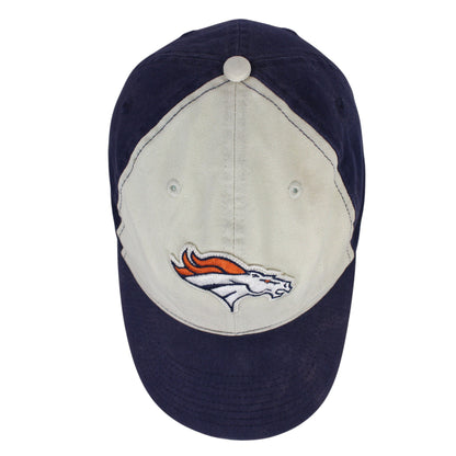 00s Denver Broncos Reebok NFL Navy/Cream Cap