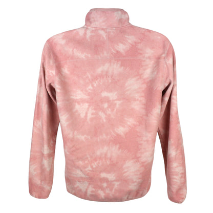 The North Face Pink Embroidered 1/4 Zip fleece (S)