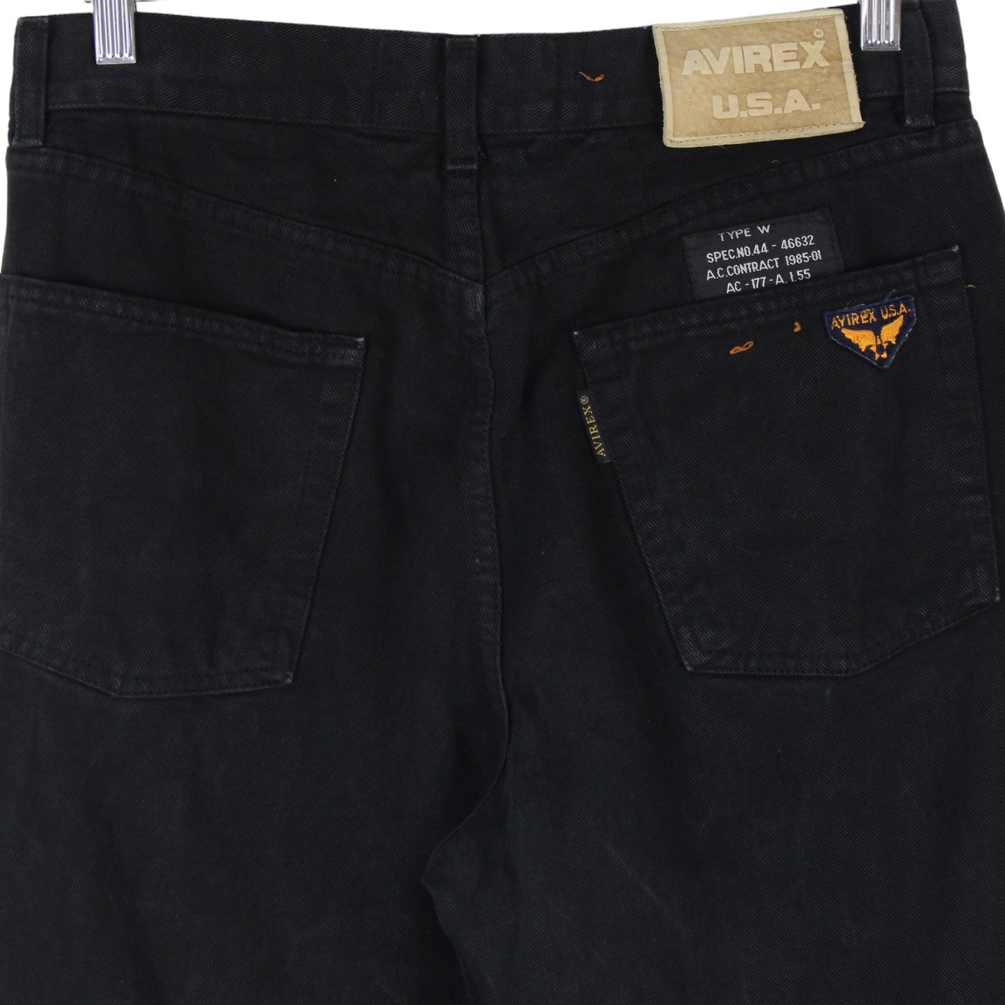 Avirex Black Denim Jeans (W31" X L32")