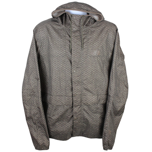 The North Face Green Patterned Light Jacket (L)