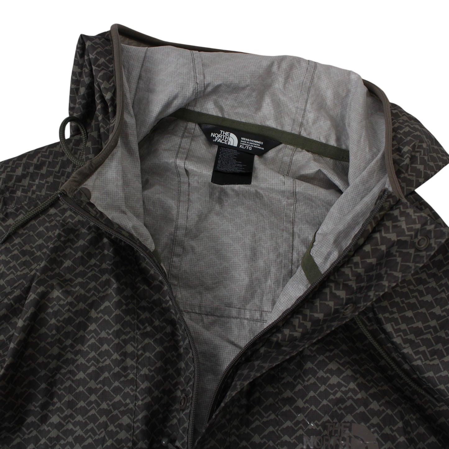 The North Face Green Patterned Light Jacket (L)