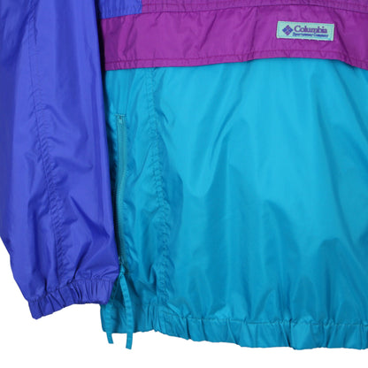 90s Columbia Purple/Blue Light Pullover Jacket (M)