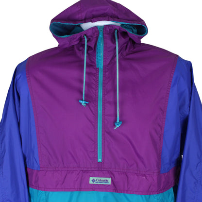 90s Columbia Purple/Blue Light Pullover Jacket (M)