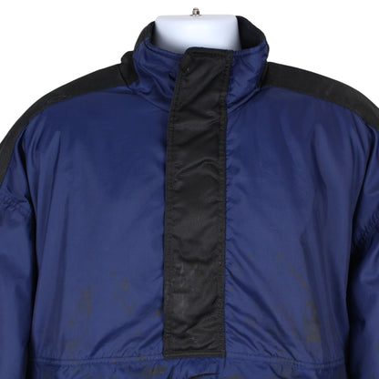 90s Nike Navy Padded Pullover Jacket (XXL)