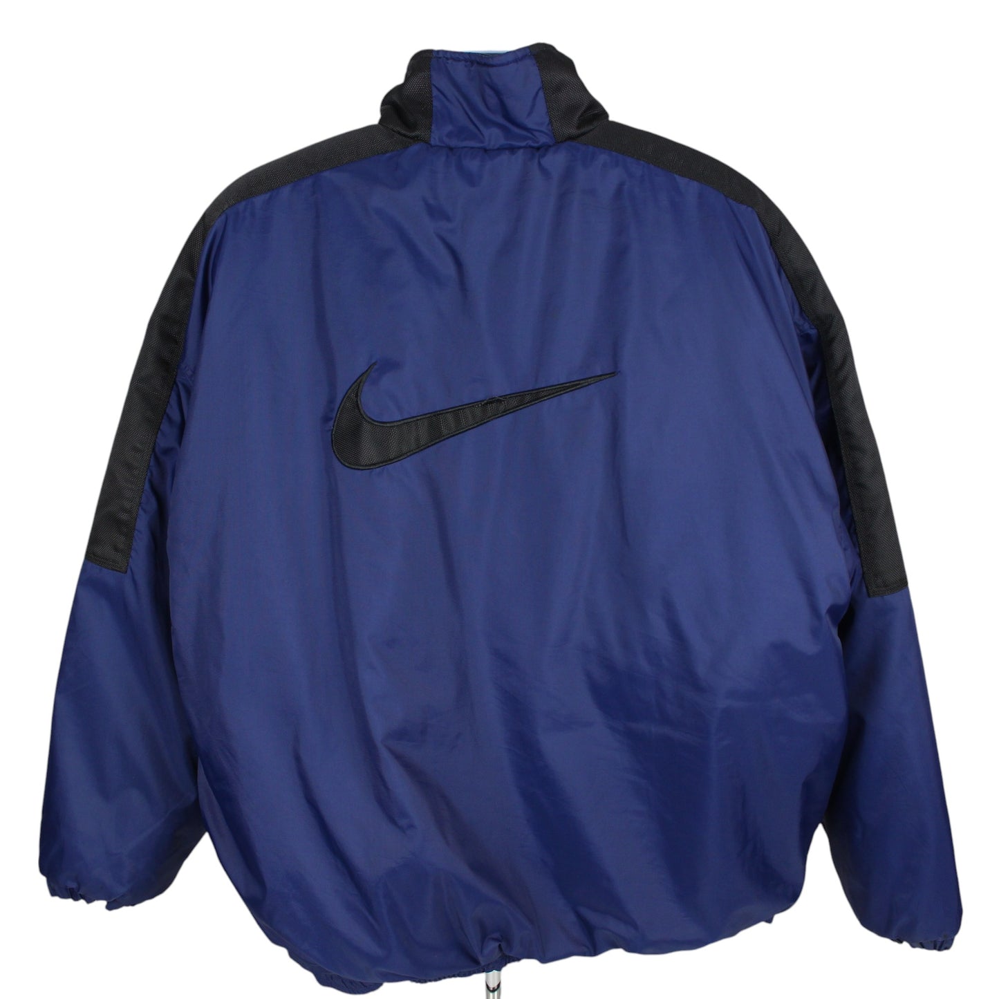 90s Nike Navy Padded Pullover Jacket (XXL)