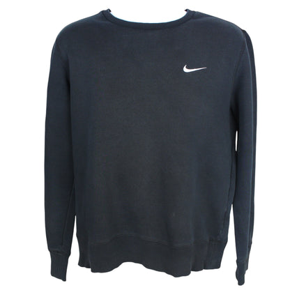 00s Nike Black Embroidered Sweatshirt (M)